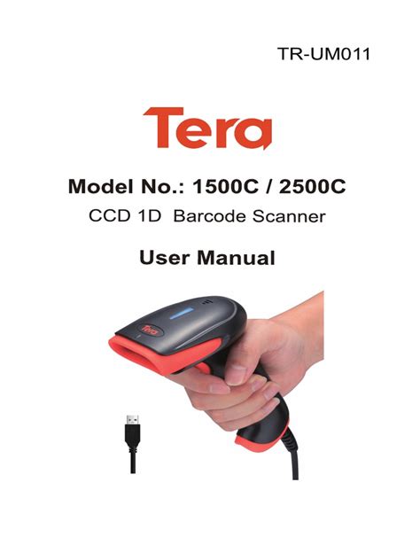 Please refer to the attached PDF to set up your new Tera 8100 Barcode Scanner and follow the below instructions. . Tera barcode scanner manual pdf